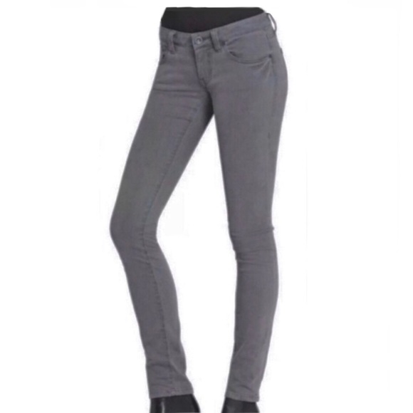 CABI GRAY HIGH SKINNY JEANS PANTS IN EUC WORN ONCE SIZE 4 - Picture 1 of 5